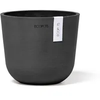 Ecopots Pflanztopf Oslo Mini Dunkelgrau 16 cm x 14