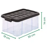 Novatool Aufbewahrungsbox 2x 55 L 6-tlg. anthrazit
