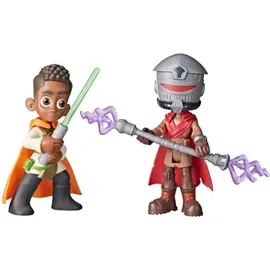 Hasbro Star Wars Pop-Up Lichtschwert Duell Kai Brightstar & Taborr Action-Figuren 10 cm