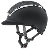 UVEX Reithelm Exxeed Jewel Helm Black 57-59