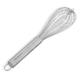 380 mm Edelstahl-Schneebesen, robust und ergonomisch, ideal für präzises Mischen in professionellen Gastronomieküchen – Equipementpro