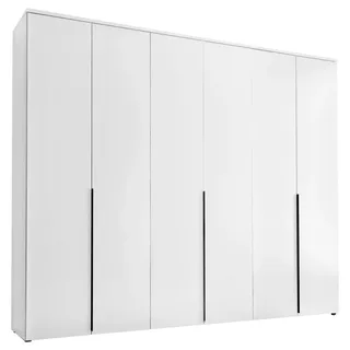 Stella Trading Mid.you Drehtürenschrank Weiß , Maße cm Schlafzimmer, Kleiderschränke, Drehtürenschränke