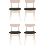 Hammel Furniture Esszimmerstuhl »Findahl by Mosbøl«, 4 St., (Set, 2/4 Stk), Massivholz, gepolsterte Sitzfläche, versch. Farben