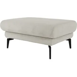Hocker DIE PLANBAR "MP-IN23147", beige (natur), B:94cm H:45cm T:71cm, 95%Polyester, 5% Nylon, Hocker, Sitzhocker Polsterhocker, stylische Metallfüße mit Bodenfreiheit, moderner Feincord-Bezug