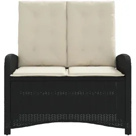 vidaXL Gartenbank 59 x 93 x 59 cm Schwarz