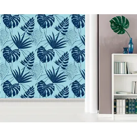 Queence Vinyltapete Deniz 90 x 300 cm 90 g weiß 34193