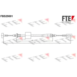 Seilzug Feststellbremse FTE 9250654