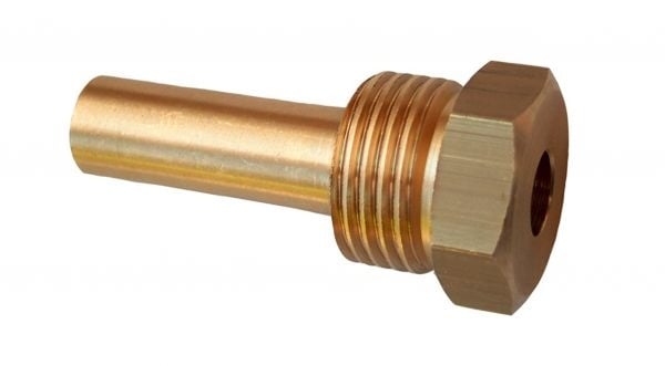 Tauchhülse 1/2'' x 50mm für Wassertemperaturfühler