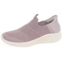 SKECHERS Ultra Flex 3.0 - Smooth Step mauve knit jersey trim 38