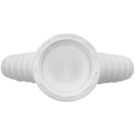 SANITOP-WINGENROTH Doppelschlauchtülle 30,3 mm (G 1) x Ø 20 mm Weiß