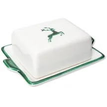 Gmundner Keramik Grüner Hirsch, Butterdose (125g),