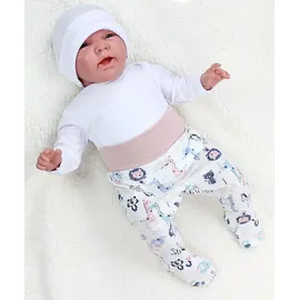 TupTam Baby Langarm Wickelbody 5er Pack, Jungen, Gr. 50 N-Gr, weiß, Obermaterial: 100% Baumwolle, CO., Bodys