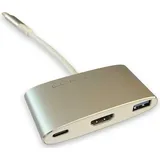 LC-POWER LC Power LC-HUB-C-MULTI-4 - Silber/Weiß