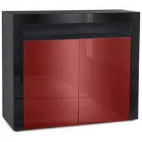 Vladon Kommode, Bordeaux, 108x92x40 cm, Wohnzimmer, Kommoden & Sideboards,