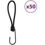 vidaXL Spanngummis mit Haken 50 Stk. 17 cm
