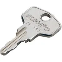 HOPPE Fenstergriffschlüssel gleichschließend 2W153 Eisen, vernickelt