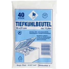 mm_unverified_brand Tiefkühlbeutel 1,0 l, 15 X 21 cm, 40 Stück