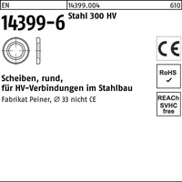 Peiner EN 14399 -6 Stahl 20 Scheiben -P- S