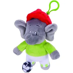 Jazwares - Plüschanhänger - Benjamin Blümchen Fußballer