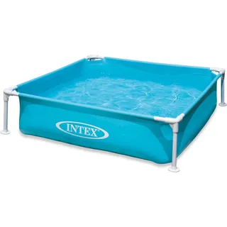 Intex Mini Frame Pool 122 x 122 x 30 cm blau
