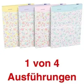 Oxford Notizblock GO Floral DIN A6 liniert, 1 St.