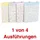 Oxford Notizblock GO Floral DIN A6 liniert, 1 St.