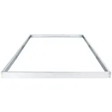 Zelsius Stahl Fundamentrahmen 433 x 189 x 10 cm | Verzinktes Stahlfundament | Silber