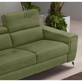 Egoitaliano Schlafcouch Mikrofaser 2-Sitzer Kiwi