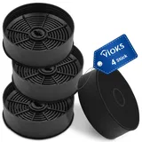 aeg, vioks Kohlefilter 4 Stk kompatibel mit AEG ECFB03 9029798809 für Dunstabzugshauben