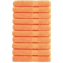 vidaXL SOLUND Handtuchset 10-tlg. orange