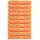 vidaXL SOLUND Handtuchset 10-tlg. orange