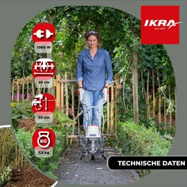 IKRA IET 1030 Elektro Motorhacke 1,1 kW 30 cm Arbeitsbreite