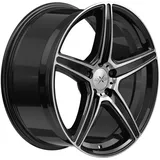 Axxion AX7 8,5 x 19 5 x 112 ET45 Schwarz Hochglanzpoliert