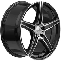 Axxion AX7 8,5 x 19 5 x 112 ET45 Schwarz Hochglanzpoliert