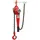 Wiltec Flaschenzug Stahl 1,5m rot 1500kg