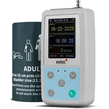 PULOX ABDM-50 Ambulantes Blutdruckmessgerät - Automatische Langzeit-Blutdruckmessung bis zu 24 Stunden - Inkl. Zubehör und PC-Software