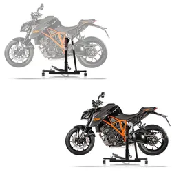 2x Zentralständer passend für KTM 1290 Super Duke / R 17-19 Motorradheber ConStands Power-Evo Spar-Set