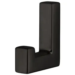 Garderobenhaken, aus Zinkdruckguss, schwarz matt