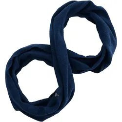 Wollschal Loop Fein Strickschal Unisex Winterschal Tuch Schal XL Lamm Wolle dunkelblau No Size