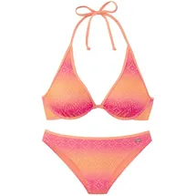 Buffalo Bügel-Bikini Damen Orange/Pink 38 Cup C