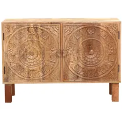 Orientalische Möbel Sideboard Kommode aus Holz Jahna