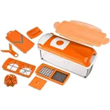Genius - Nicer Dicer plus Gemüseschneider Multischneider orange 10-tlg. 33616