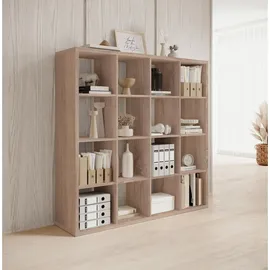 Stella Trading Raumteiler Style 147 x 147 x 38 cm eiche sonoma