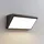 LINDBY Außenwandleuchte Kunststoff 13,8 cm 1 x 18 W LED schwarz