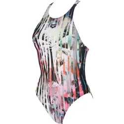 ARENA Damen Sport Badeanzug One Riviera, BLACK-MULTI, 40