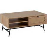 Wohnling Couchtisch Eiche, Nachbildung B/H/T: ca. 100x45x60 cm,