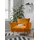 OTTO home Cocktailsessel Stine Polyester 96 x 86 x 86 cm goldfarben mit Kissenoptik