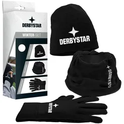 Derbystar Winter-Set schwarz (exklusiv für Mitglieder des JFV Schieferland)