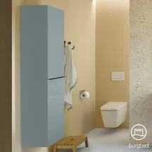 Burgbad Fiumo Hochschrank, 2 Türen, HSLZ035RF3957G0200,