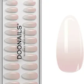doonails ltd DOONAILS Soft Gel Press Ons Medium Almond - rosa
